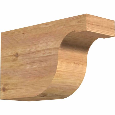Ekena Millwork Del Monte Smooth Rafter Tail, Western Red Cedar, 5 1/2"W x 10"H x 16"L RFT06X10X16DEL00SWR
